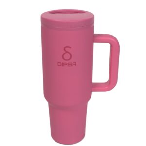40oz Fuchsia Insulated Tumbler with Lid – Leak Proof, Stainless Steel