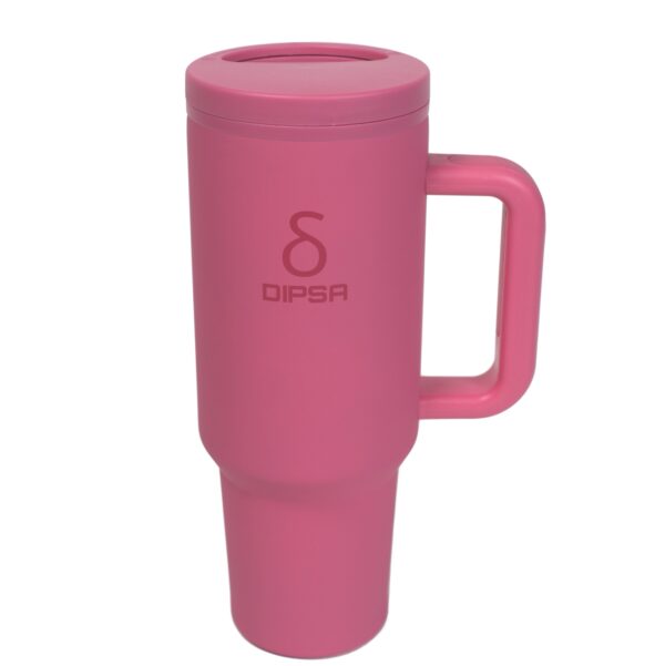 40oz Fuchsia Insulated Tumbler with Lid – Leak Proof, Stainless Steel