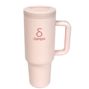 40oz Rose Insulated Tumbler with Lid – Leak Proof, Stainless Steel